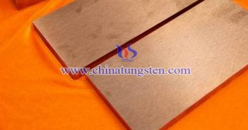 10×100×200mm鎢銅合金板圖片