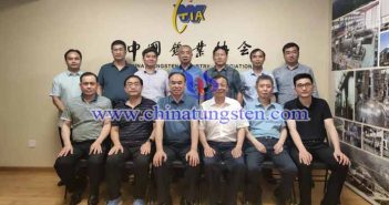 自然資源部趙先良一行到鎢協(xié)調研座談圖片