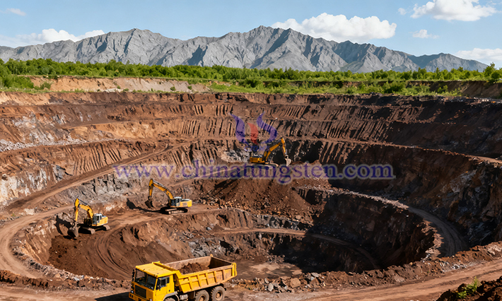 鎢礦山圖片