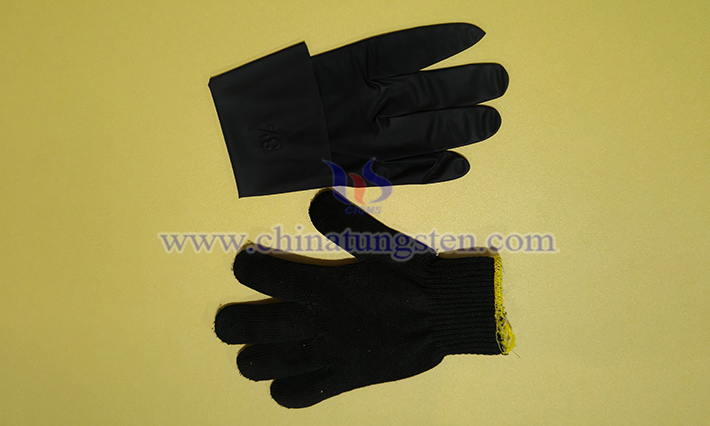 中鎢智造鎢橡膠手套圖片