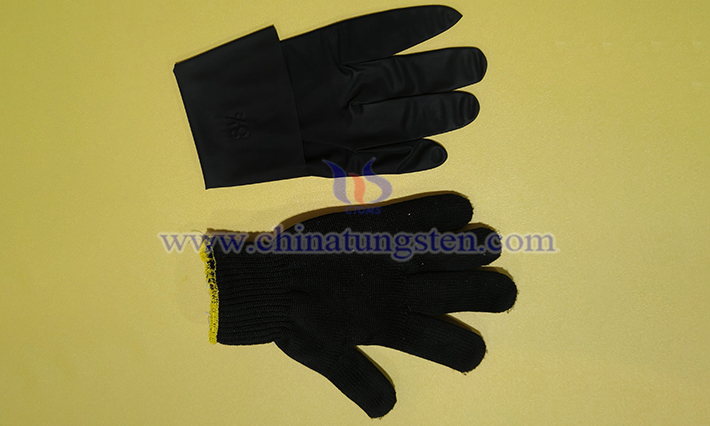 中鎢智造鎢橡膠手套圖片