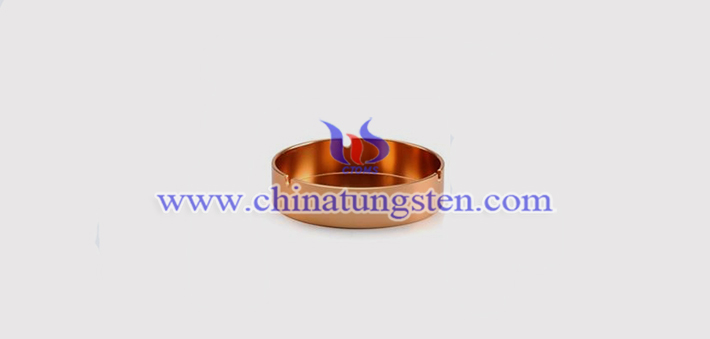 gold plated tungsten alloy ashtray picture