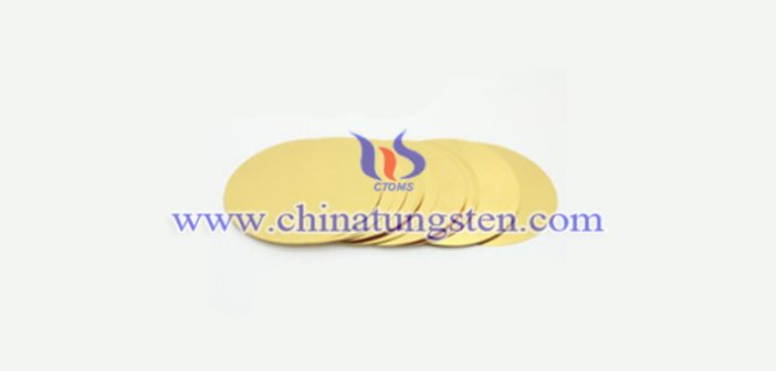 gold plated tungsten alloy plate picture
