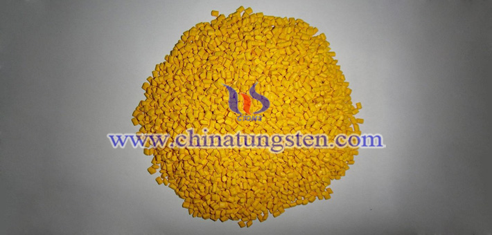 nano tungsten trioxide applied for thermal insulation master batch picture