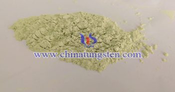 photochromic property of yellow tungsten oxide picture