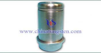 tungsten alloy vial shield with magnetic cap picture