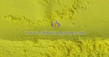 yellow tungsten oxide picture