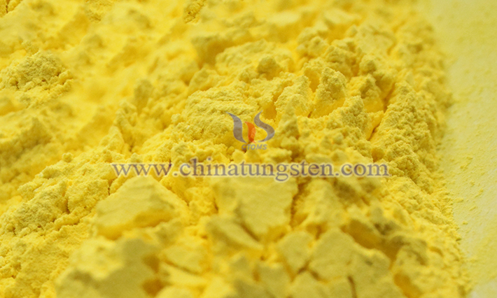 yellow tungsten oxide picture