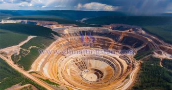 Picture of tungsten-molybdenum mine