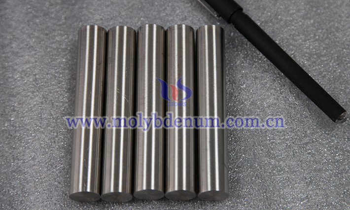 Picture of molybdenum copper rod
