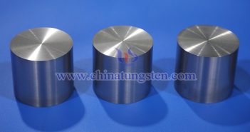 Picture of tungsten alloy cylinder