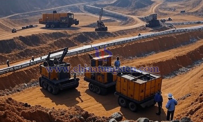 Tungsten mine picture