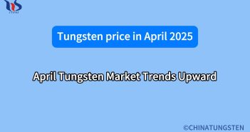 What is the price of tungsten in april 2025