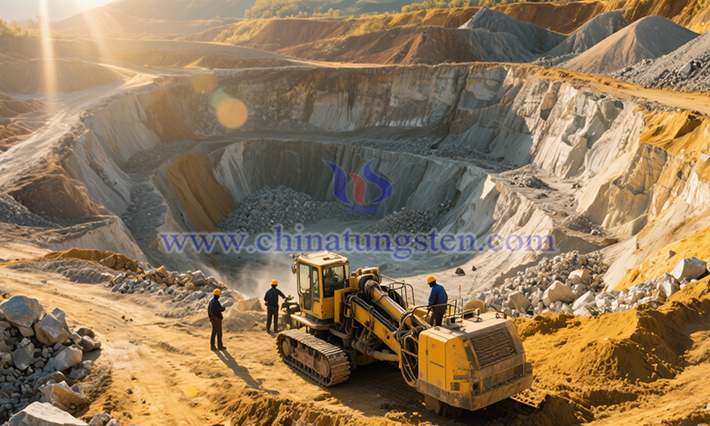 Image of a rare earth mine