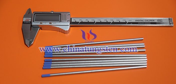 lanthanum tungsten electrode picture