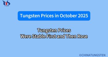 What will the tungsten price be in october 2025