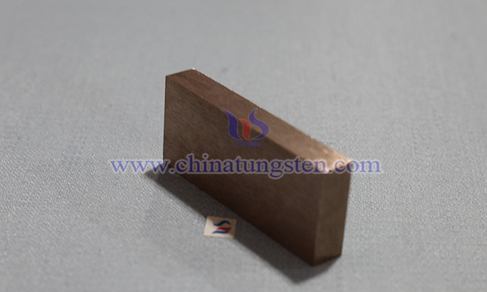 Images of tungsten-copper alloy plates