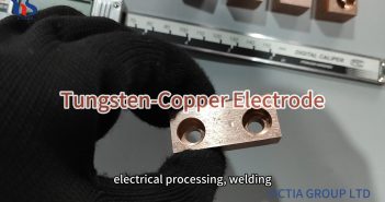 tungsten-copper electrodes