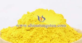 エレクトロクロミックスマートガラス用の黃色酸化タングステン膜の寫真