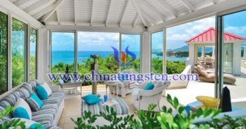 日焼け防止ガラスの寫(xiě)真にCs0.33WO3を適用