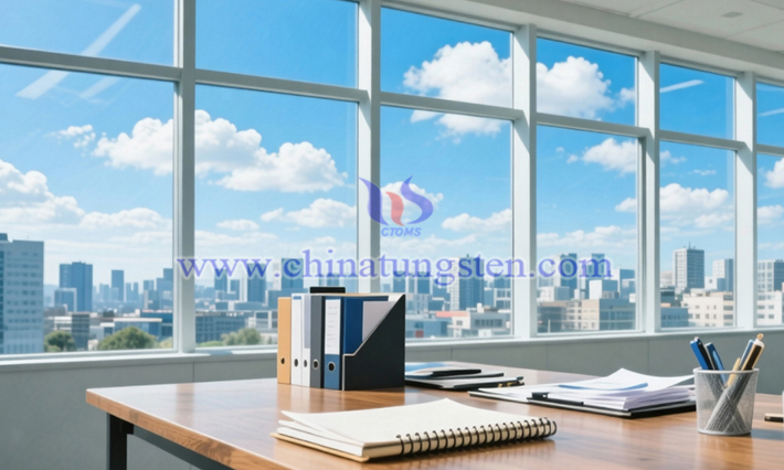 透明斷熱ガラスコーティング用ナノイエロータングステン酸化物