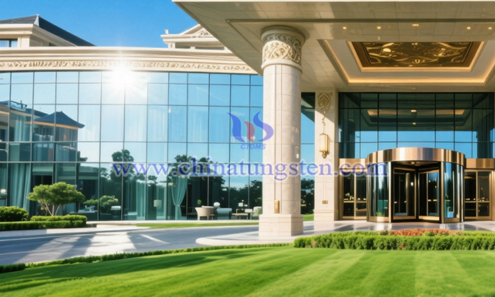 透明斷熱ガラス用黃色酸化タングステンコーティング