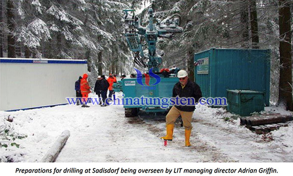 Sadisdorf錫鋰礦鉆井準(zhǔn)備圖片