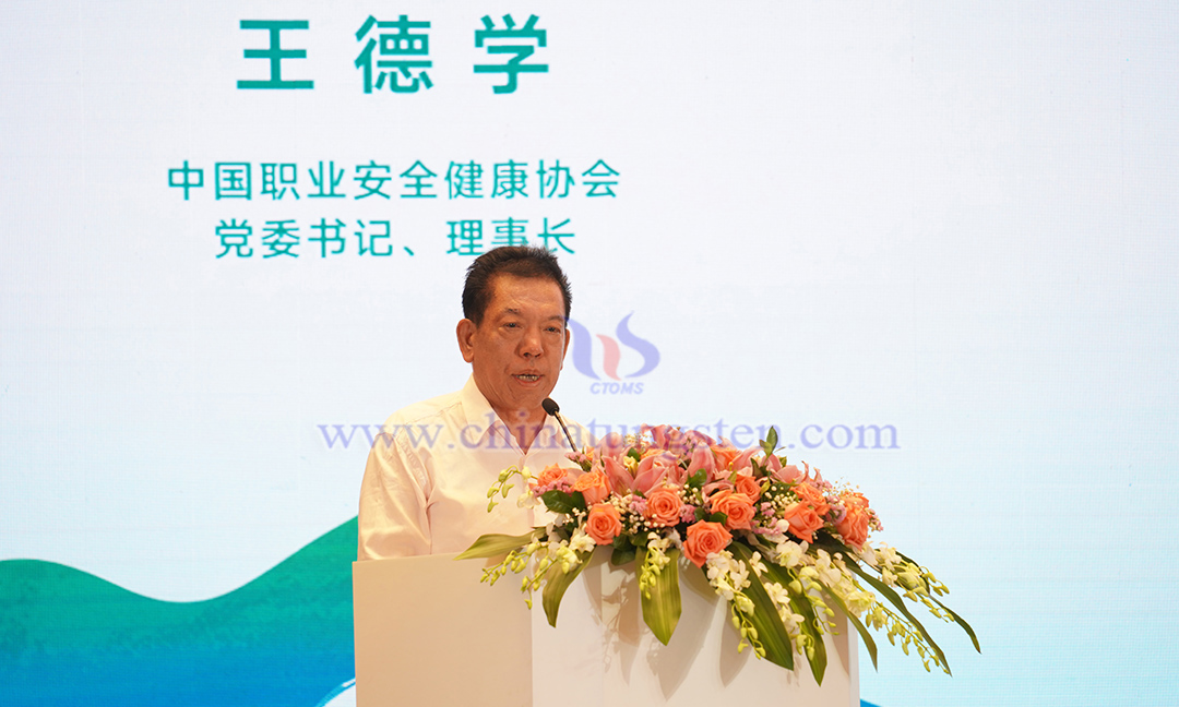 中國職業(yè)安全健康協(xié)會(huì)黨委書記、理事長 王德學(xué)