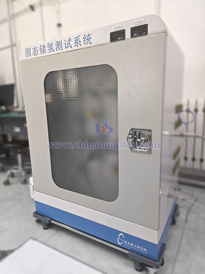自動(dòng)化固態(tài)儲(chǔ)氫測(cè)試系統(tǒng)（來源：包頭稀土研究院）
