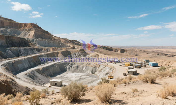 鎢礦山圖片